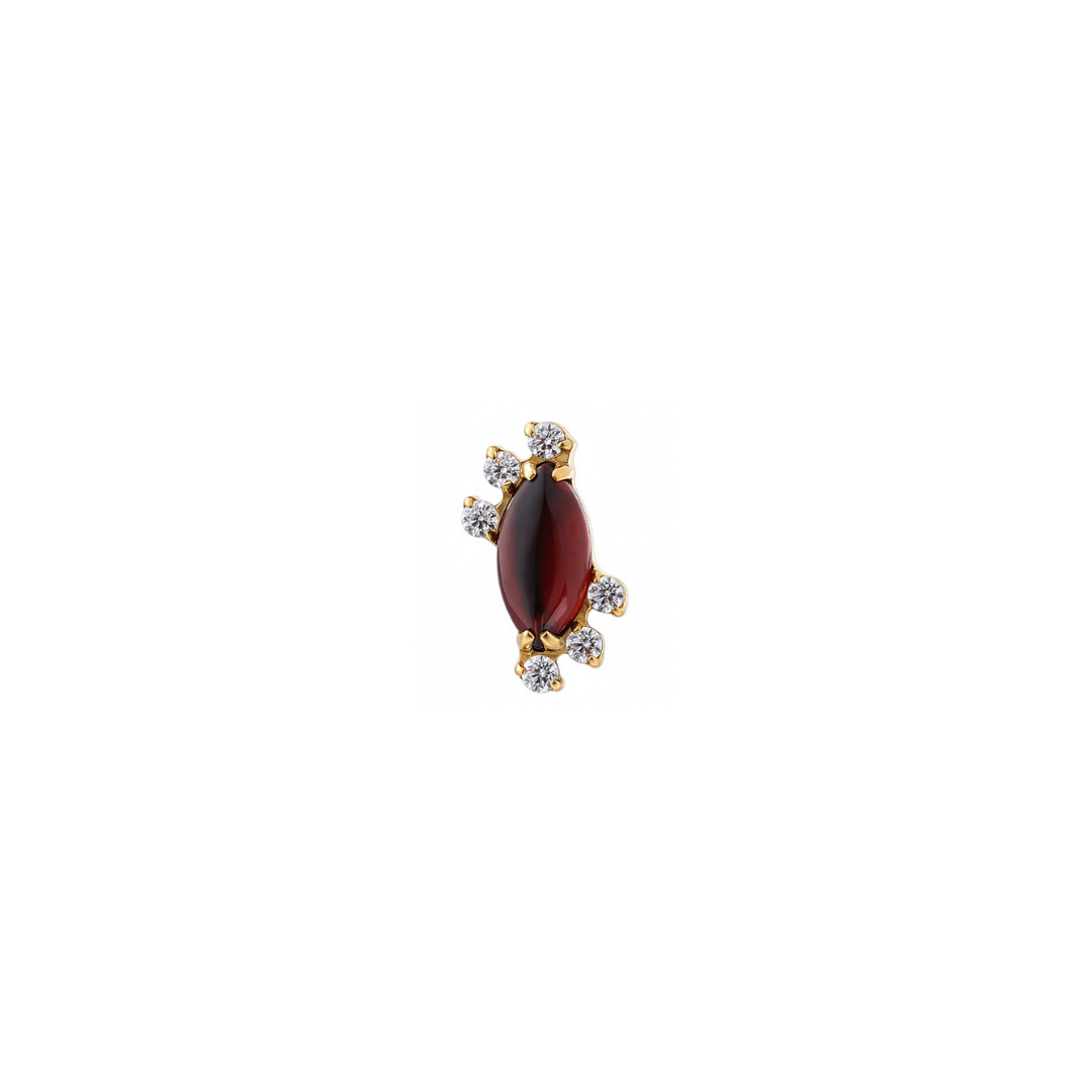 PVD Gold Gem cluster