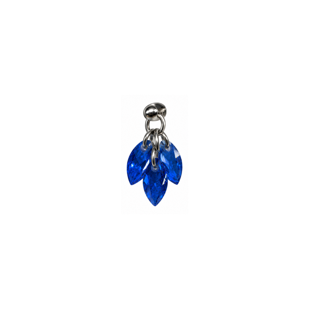 Top with hanging gems