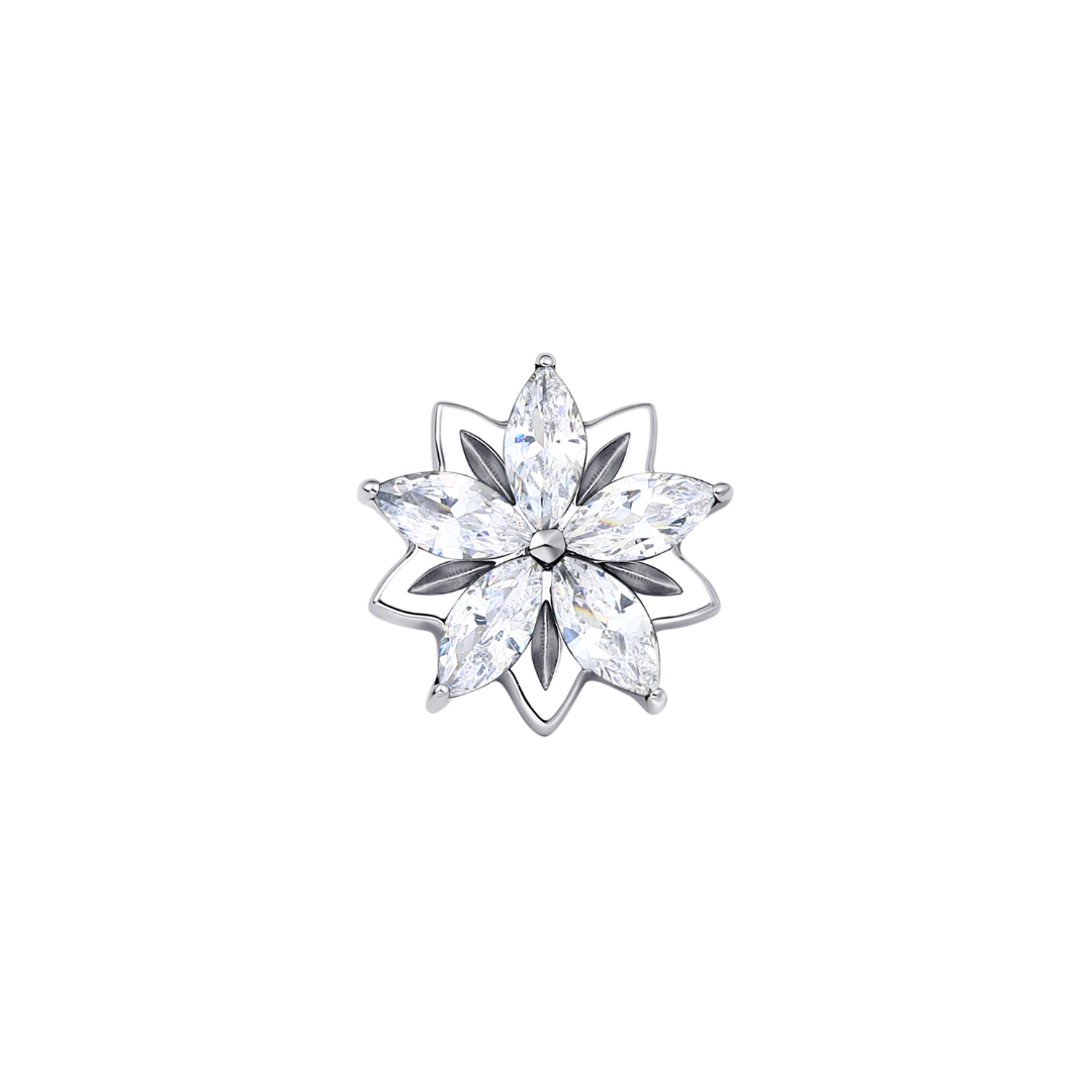 Clear gem flower