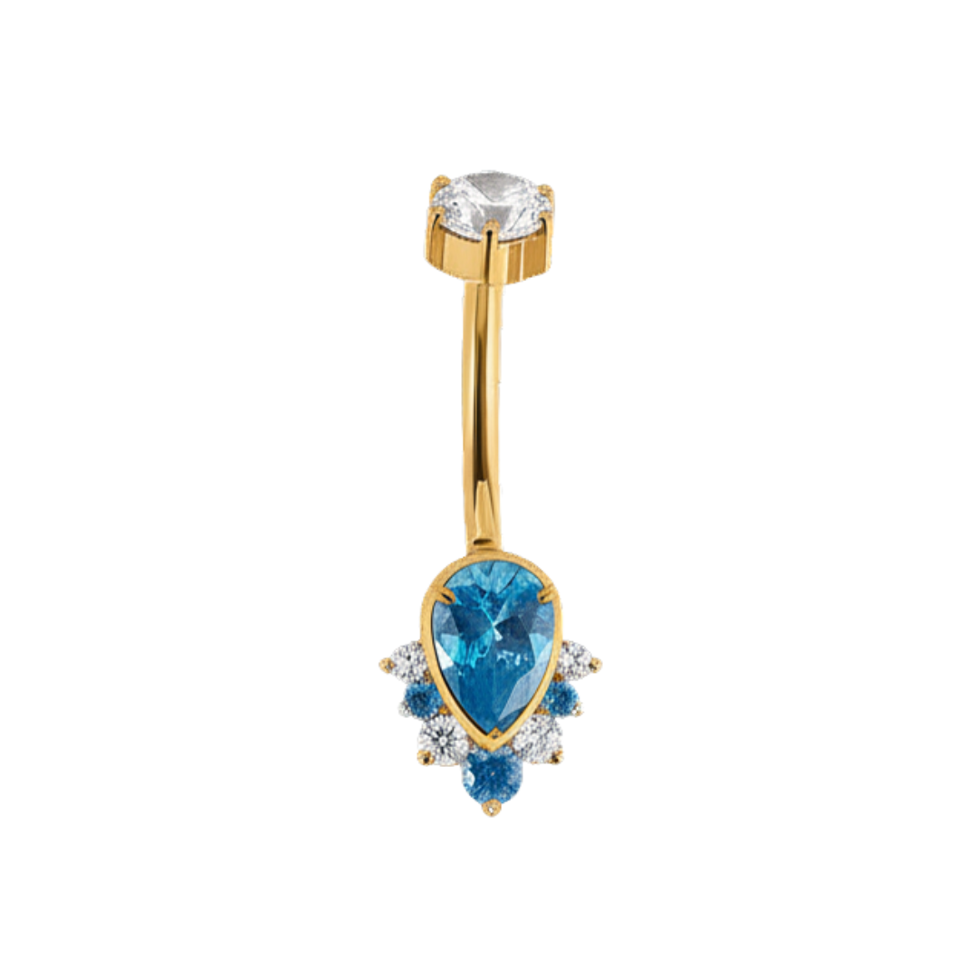 PVD Gold Navel barbell