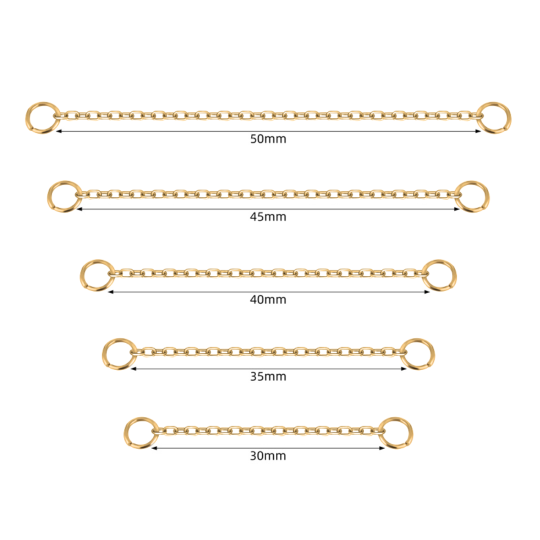 PVD Gold Titanium chain