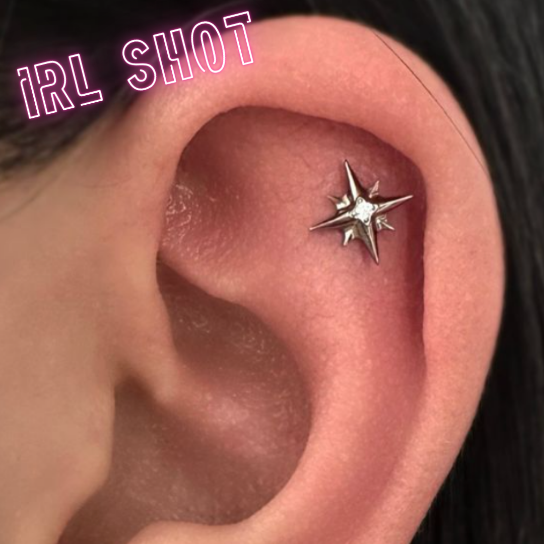 Mini star with a gem