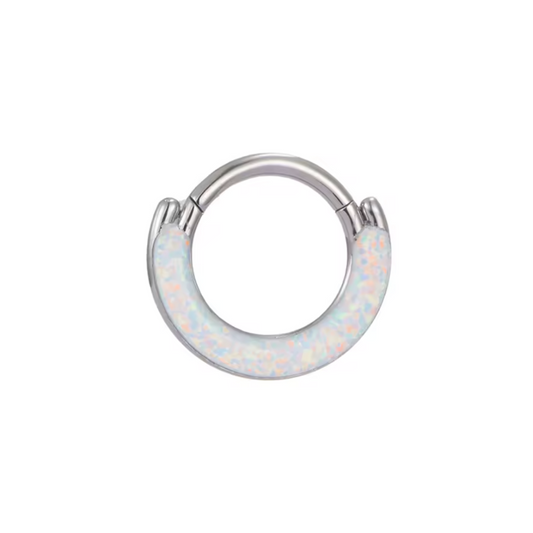 Ring with an opal