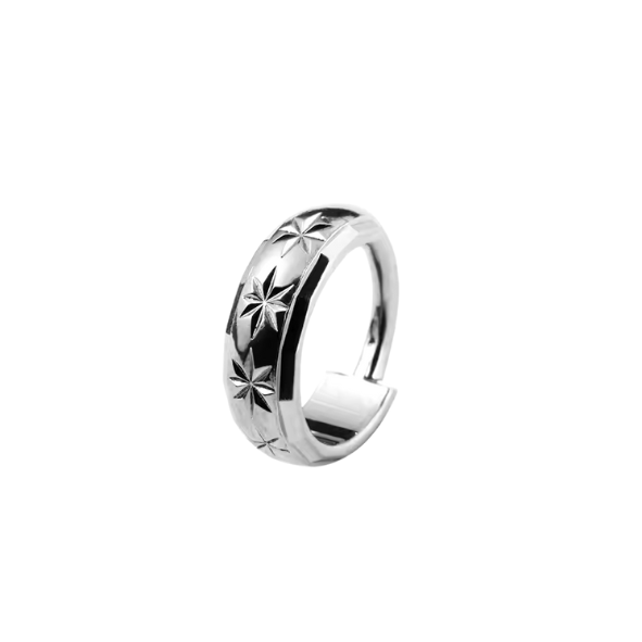 Thick ring with stars