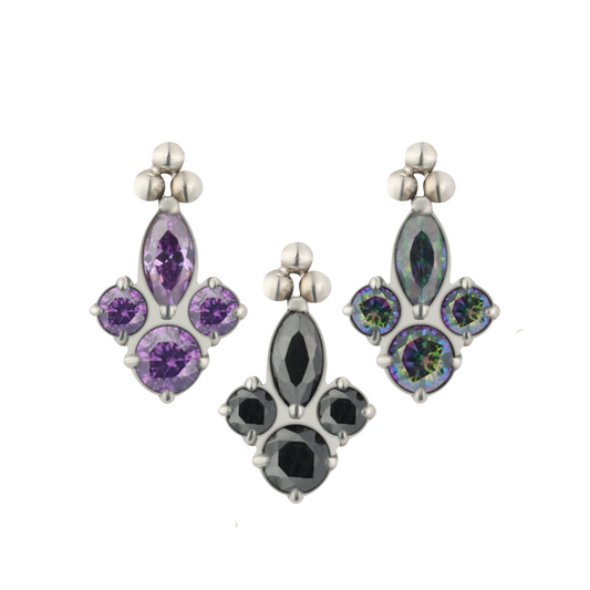 Gem and bead top