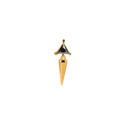 PVD Gold Top with a hanging spike