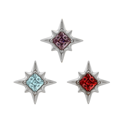 Star with a gem