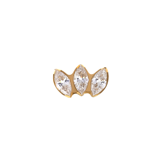PVD Gold Gem cluster