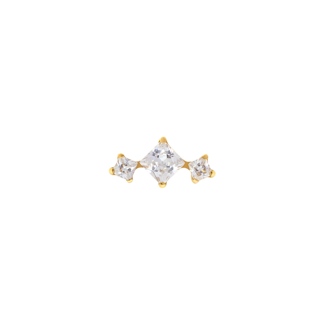 PVD Gold Gem cluster
