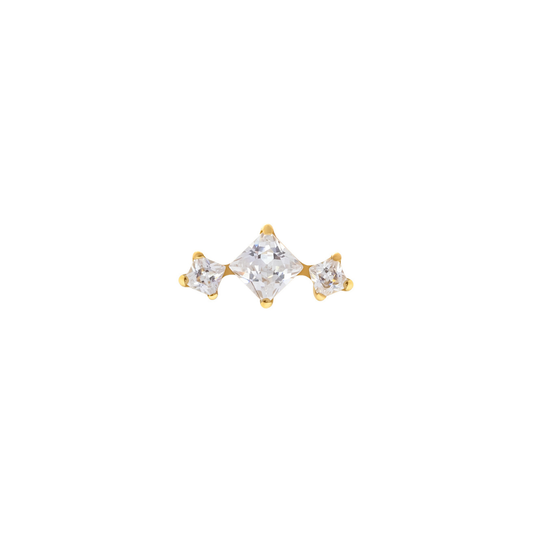PVD Gold Gem cluster