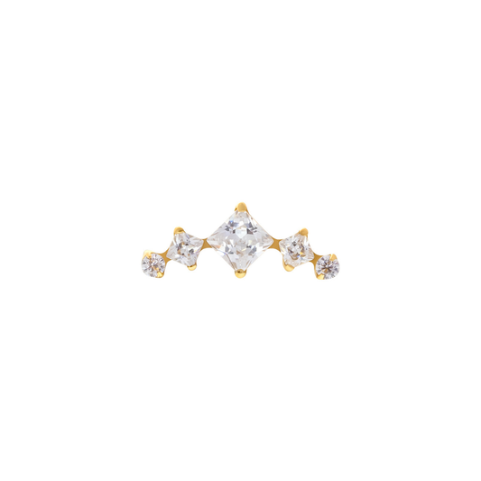 PVD Gold Gem cluster