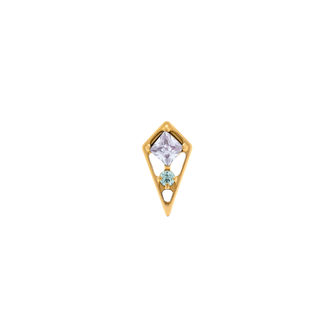 PVD Gold Framed gems