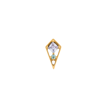 PVD Gold Framed gems