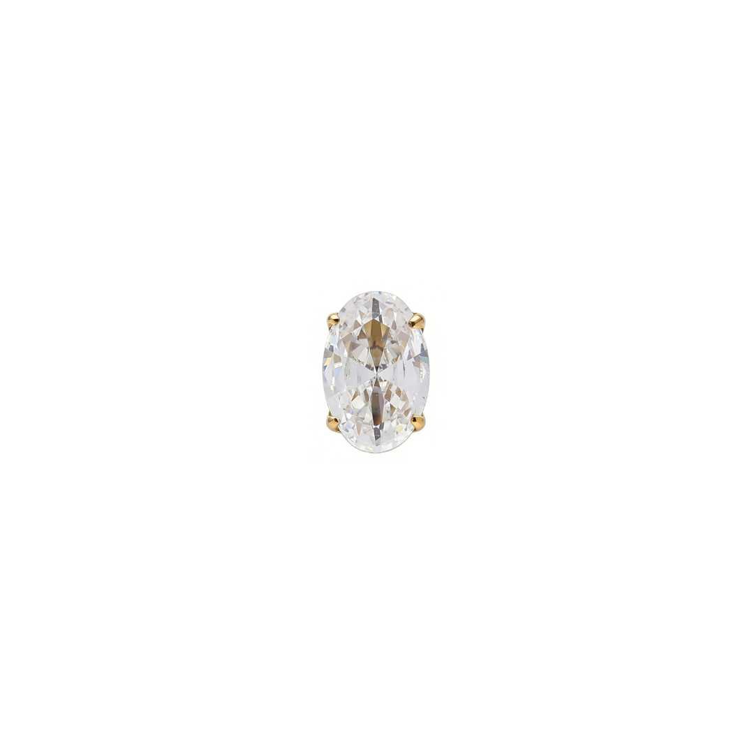 PVD Gold Small gem