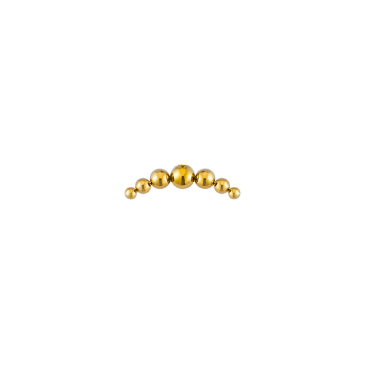 PVD Gold Small bead cluster