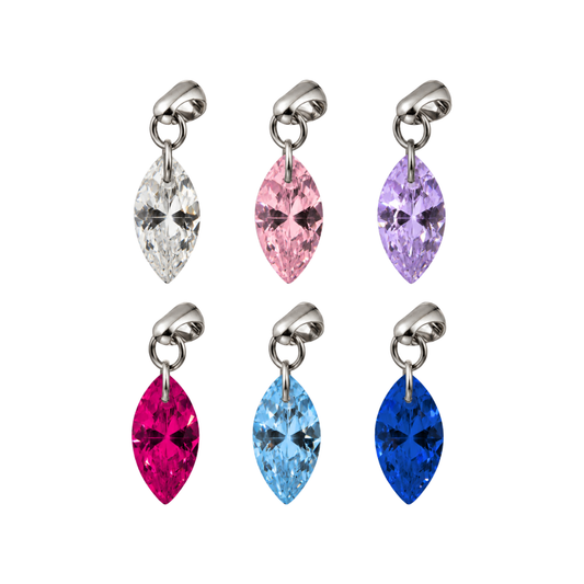 Top with a hanging gem