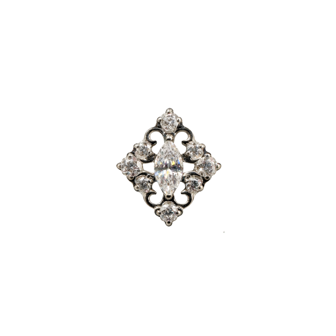 Gems with swirl design
