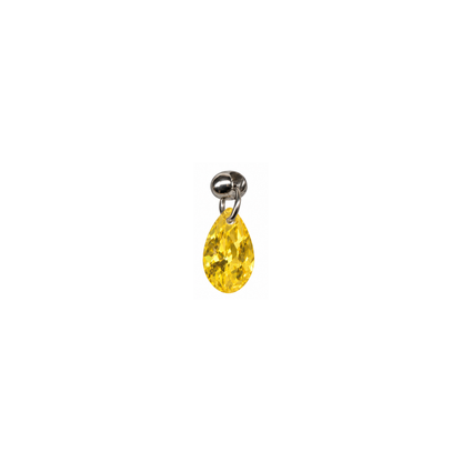 Top with a hanging gem