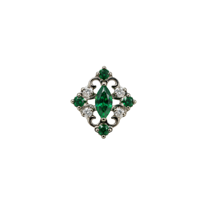 Gems with swirl design