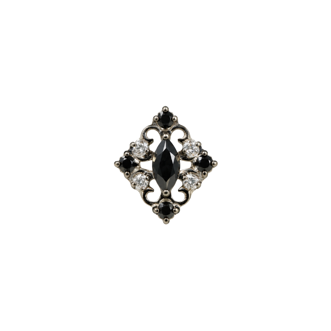 Gems with swirl design