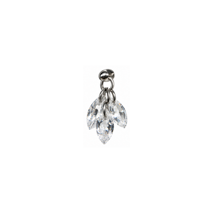 Top with hanging gems