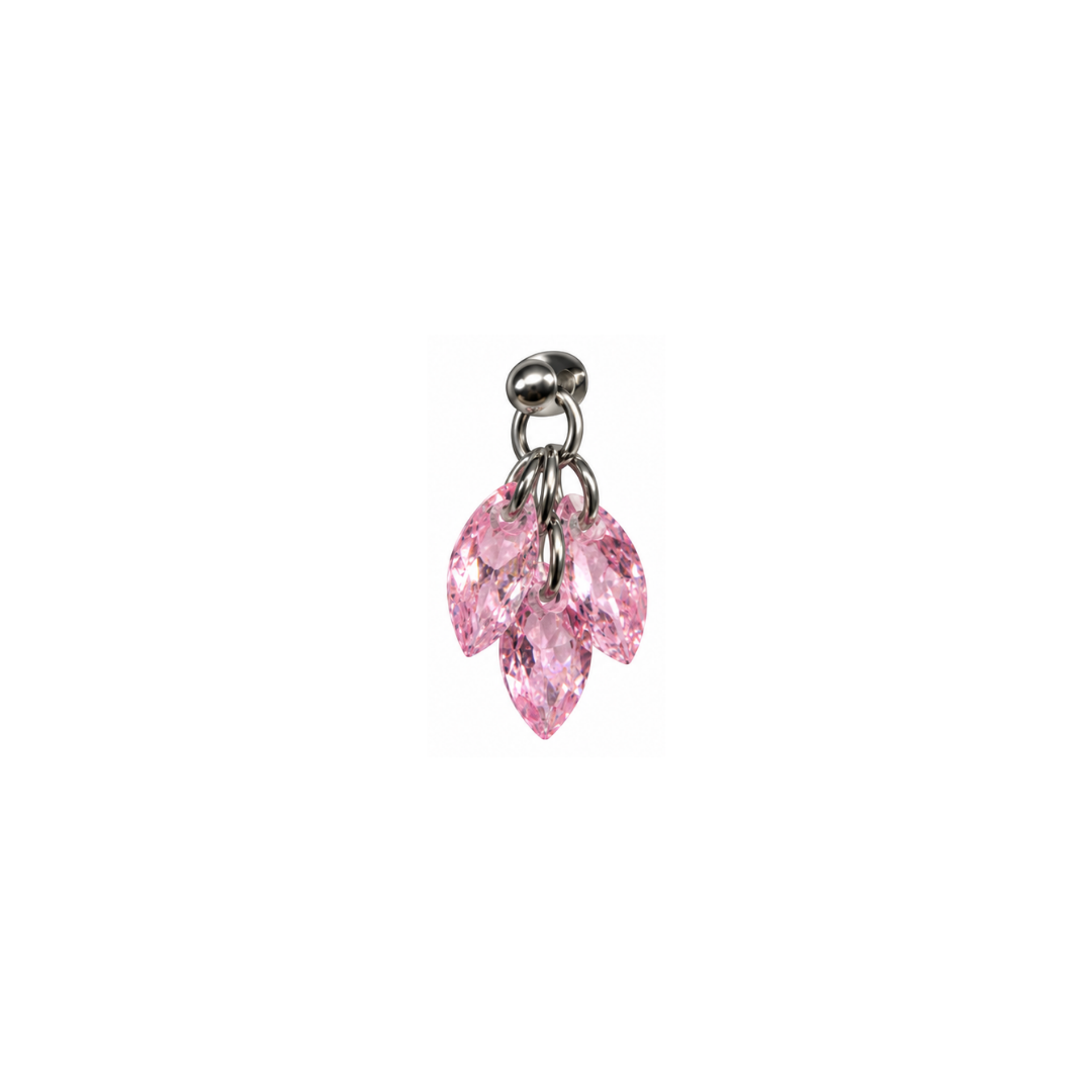 Top with hanging gems