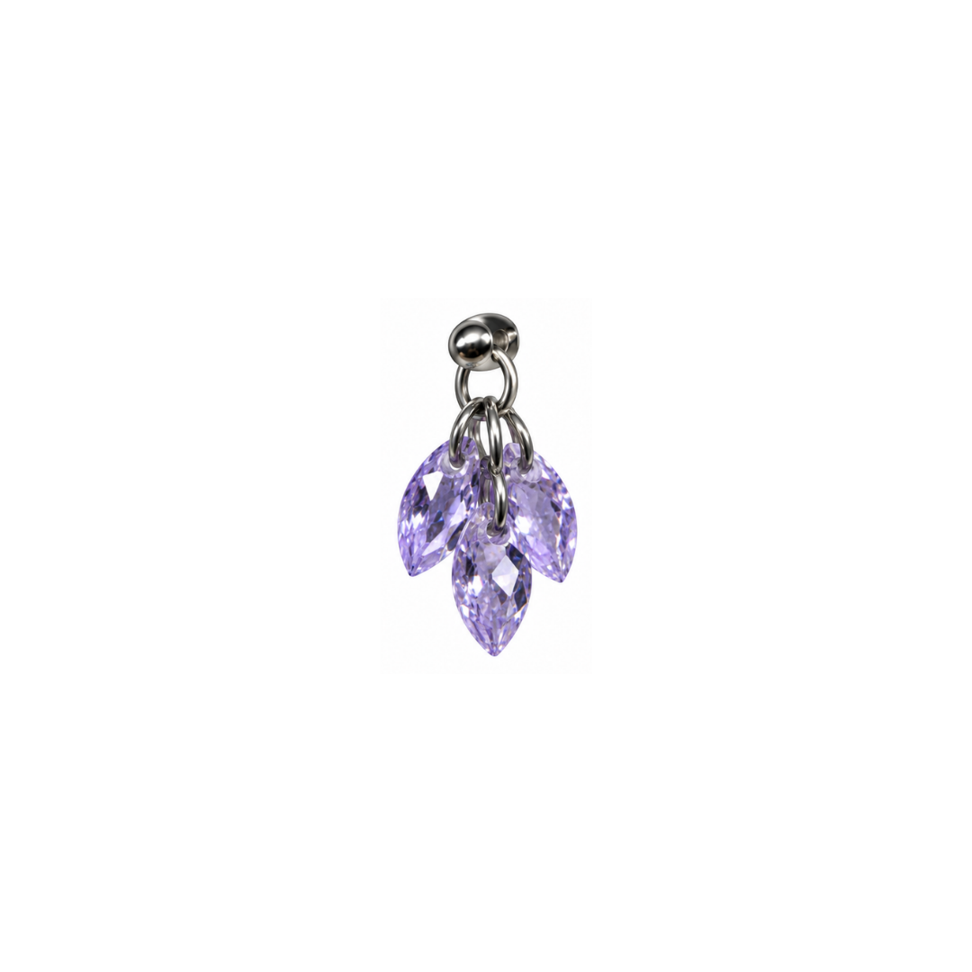 Top with hanging gems