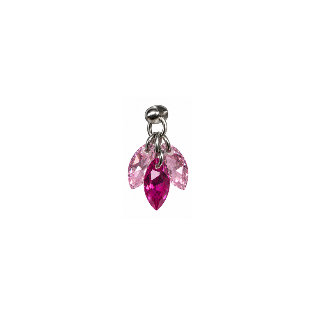 Top with hanging gems