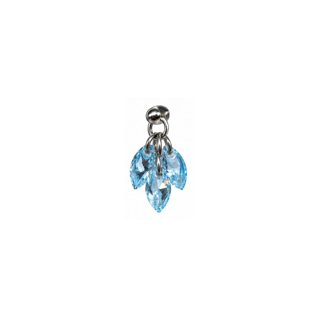 Top with hanging gems