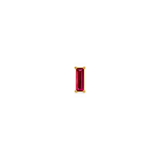 PVD Gold Red gem
