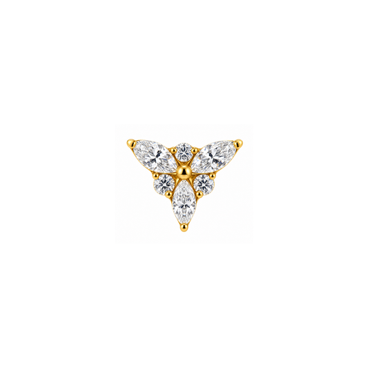 PVD Gold Flower