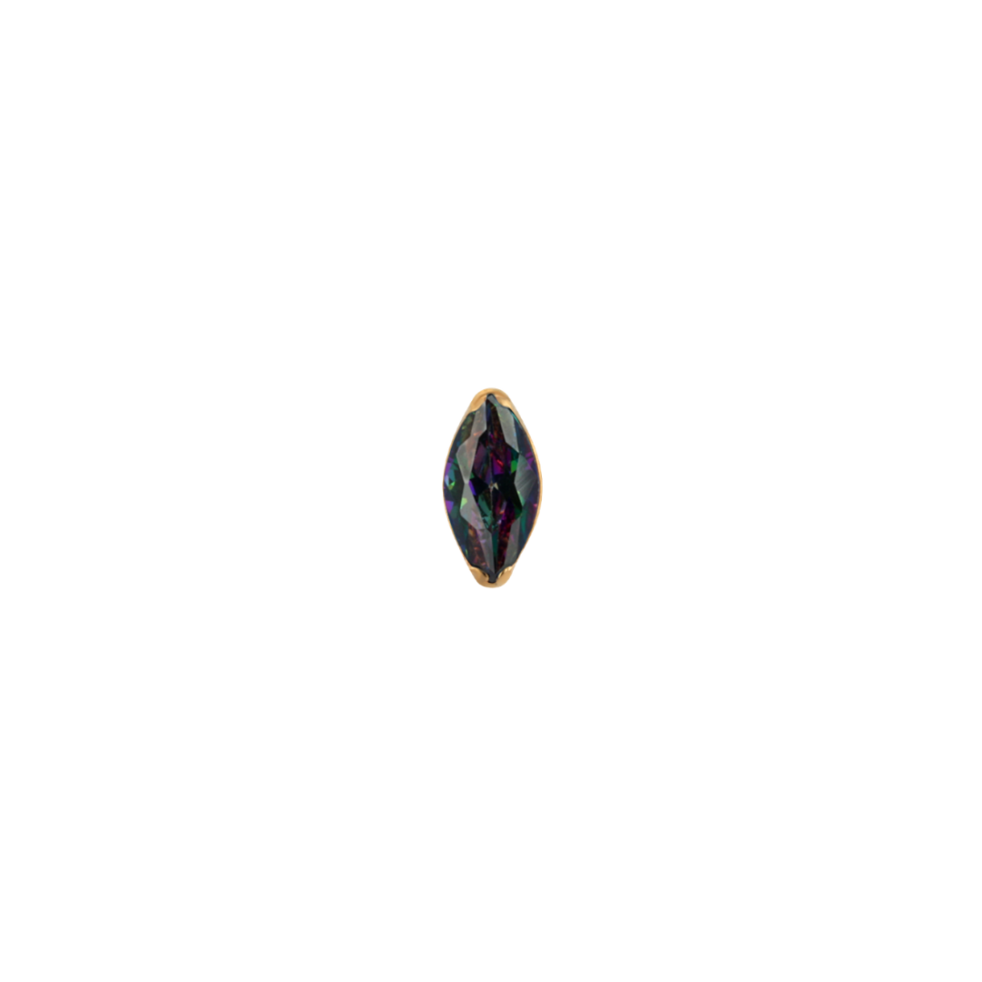 PVD Gold Mini marquise
