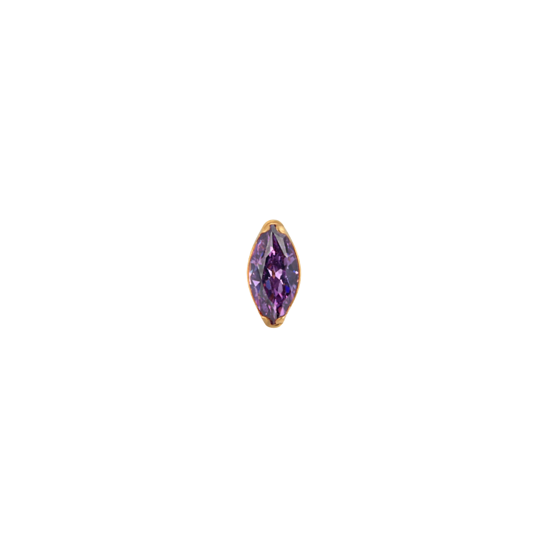 PVD Gold Mini marquise