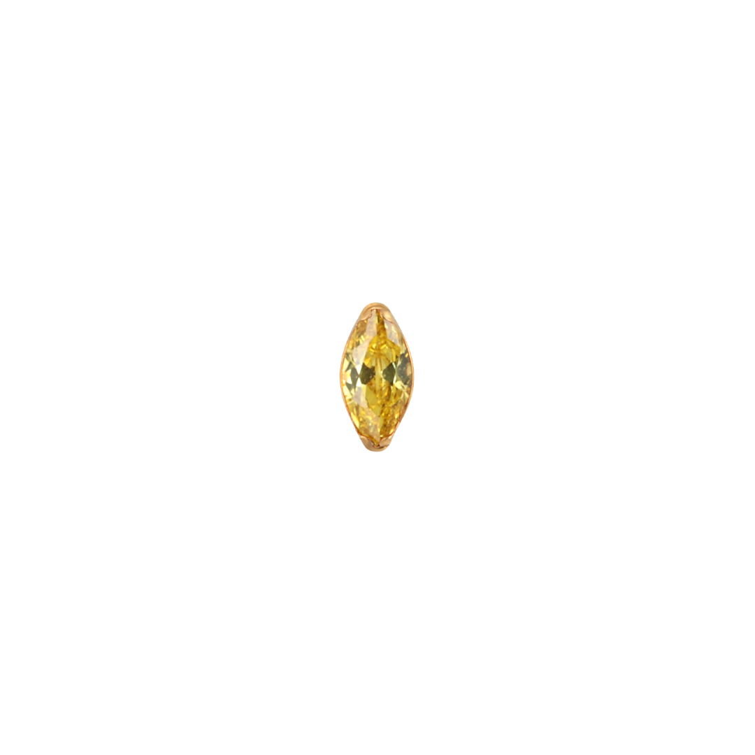 PVD Gold Mini marquise