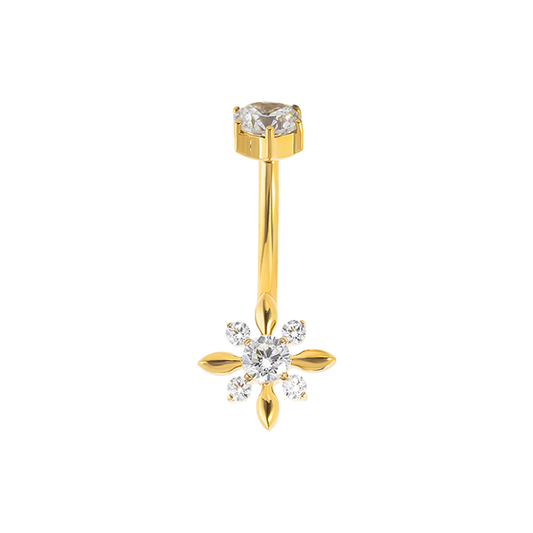 PVD Gold Navel barbell