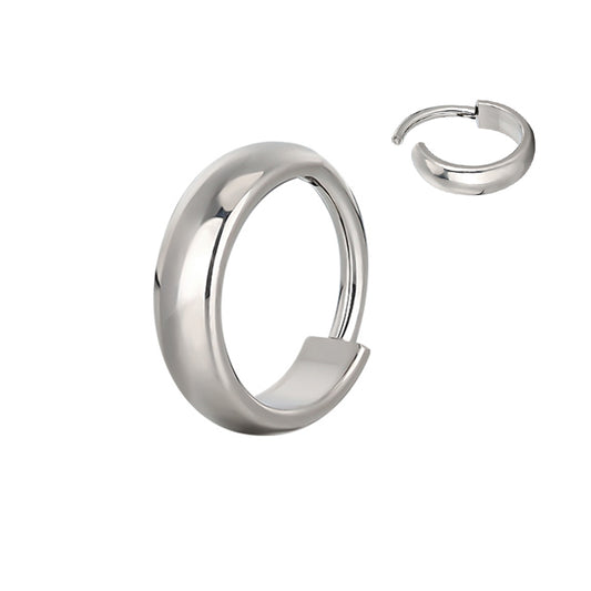 Plain thick ring