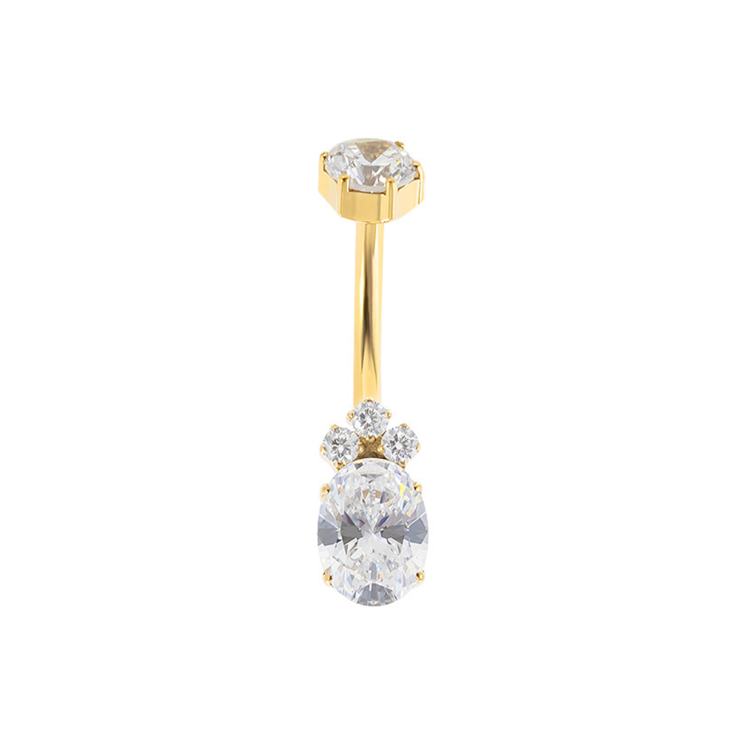 PVD Gold Navel barbell