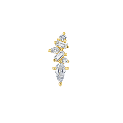 PVD Gold Gem cluster