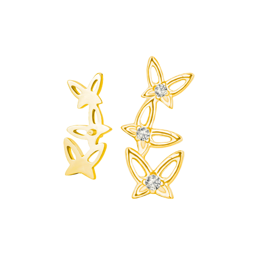 PVD Gold Butterflies