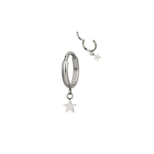 Ring with a star charm