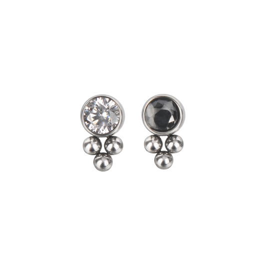 Micro gem with beads