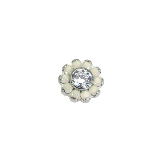 White opal flower