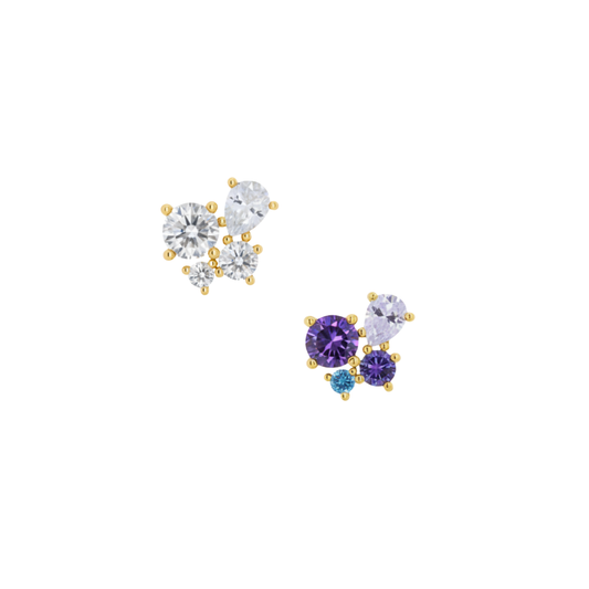 PVD Gold Gem cluster
