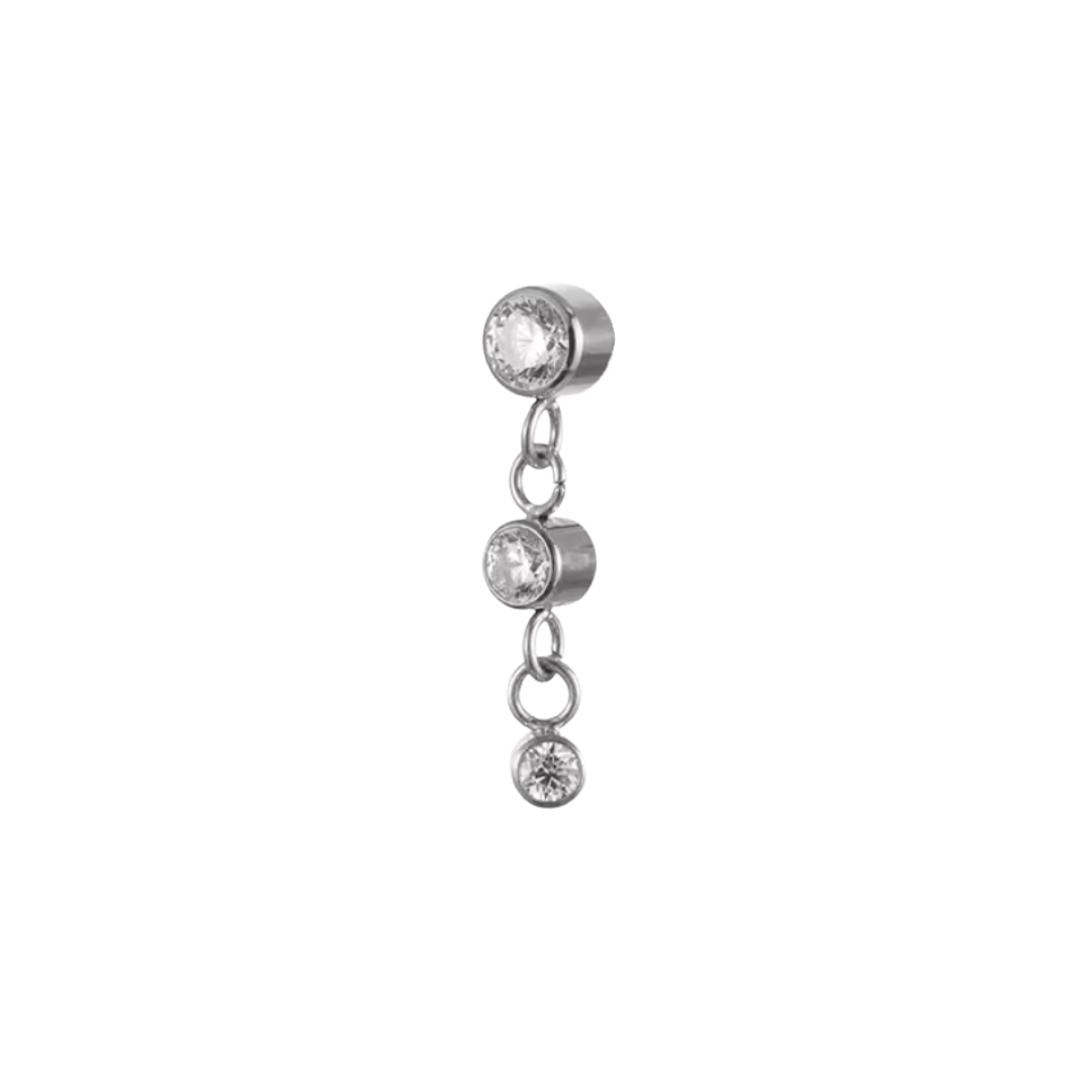 Top with hanging gems