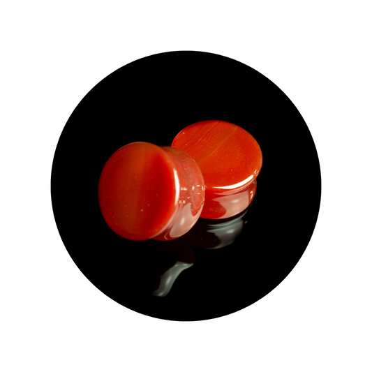 Red agate plug